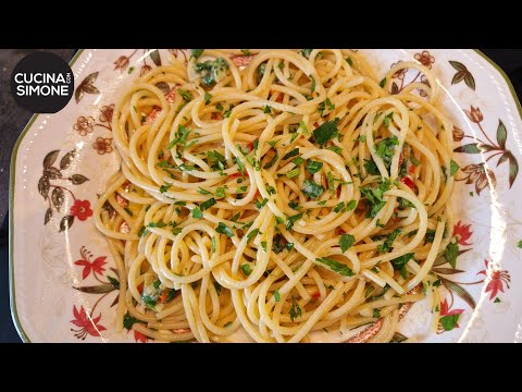 Spaghetti Aglio Olio e Peperoncino anni '80 - La ricetta di Nonna