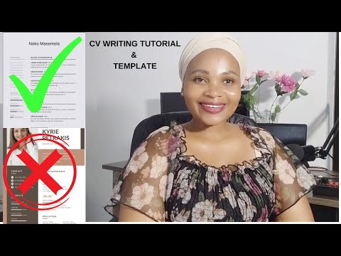 How to write a CV in Microsoft Word - Step by Step ( No Experience CV)