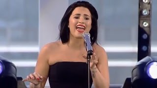 Demi Lovato Performs "For You" For The First Time During Brazil Pop-up Show