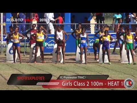 Helps beats Burton wins HEAT 1 Girls Class 2 100m - JC/Purewater Invit'l meet - ROAD TO CHAMPS 2014