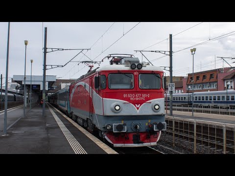 [4K60FPS] EA 477 551-2 | Tren Internațional IR/IC 74 "CLAUDIOPOLIS" Cluj Napoca🇷🇴-Budapest Keleti🇭🇺