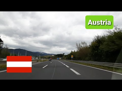 Austrian roads. Autobahn. Steiermark.Road to Wien. St. Michael - Bruck an der Mur. Road S6.