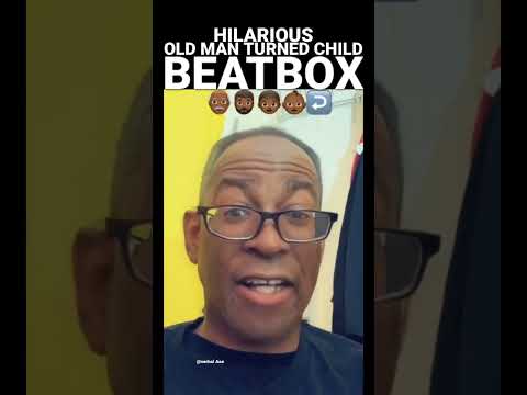 Old Man Transforms to Child While Beatboxing! 😂 -Verbal Ase #shorts