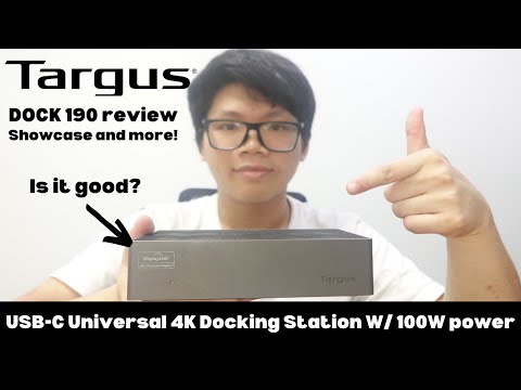 Targus DOCK190 USB-C™ DV4K Docking Station Review: 100W Power & Ultimate Performance!