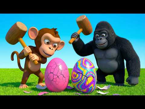 🐒 Monkey Thieves Rob Old MacDonald’s Farm! 😱 All Animals Gone! 🚓 Police Chase & Rescue Story