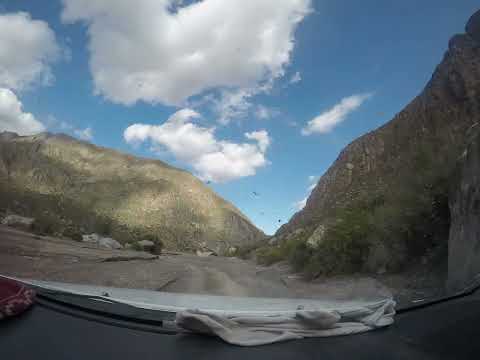 camino vuelta desde los helechos Zonda, san juan  hasta carpinteria calle 18 y ruta 40