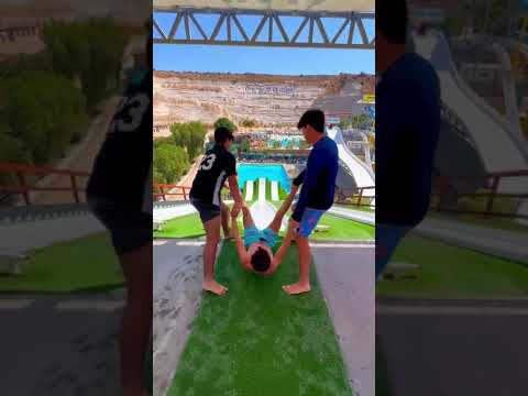 INSANE Slip n’ Fly in Tijuana, Mexico 🤯 #waterslide #slipnslide #waterpark