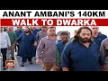 Anant Ambani S 8 Day Pad Yatra From Jamnagar To Dwarka Nears Completion India Today