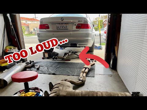 Full Borla Exhaust installed on my 03 E46 M3! (Best sounding E46 Exhaust)