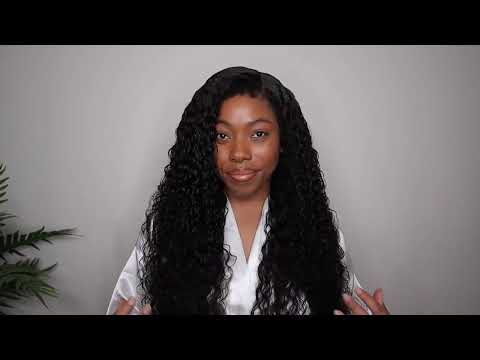 18inch natural color Peruvian Virgin Hair Body Curl lace front wig