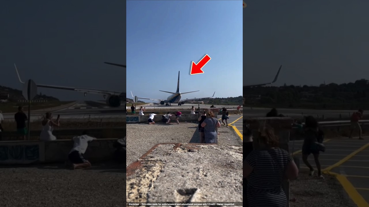 How powerful an airplane engine 😲 #shorts