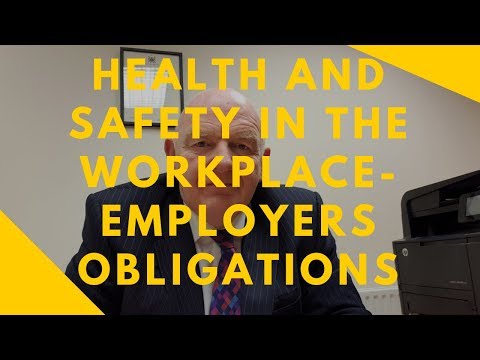 Health and Safety in the Workplace in Ireland-Employers Obligations