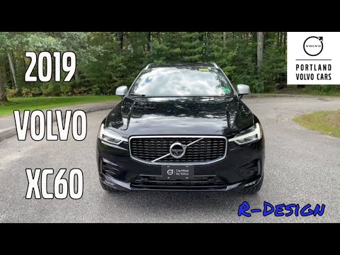 Onyx Black Metallic 2019 Volvo XC60 T6 R-Design / Walkaround with Heather