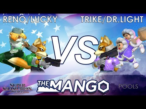 The Mango - Reno / Lucky (Green) VS Trichael Man / Dr. Light (Blue) - SSBM Pools