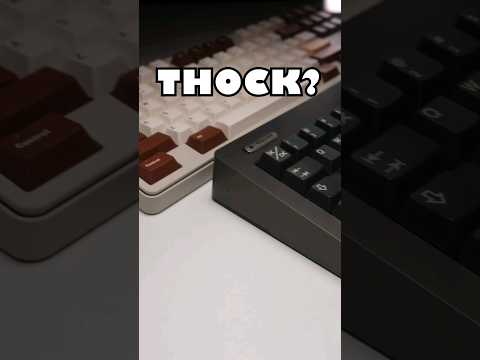 What is a THOCKY Keyboard? #shorts