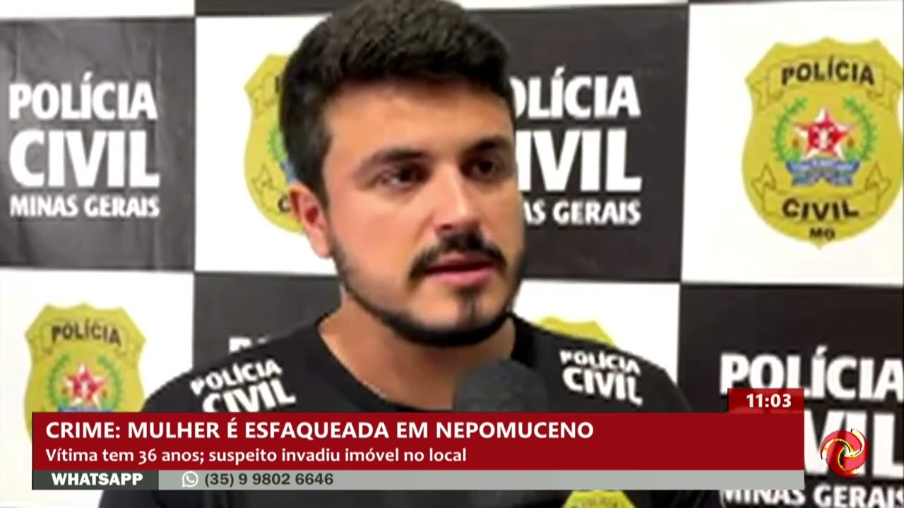 Flagrante: mulher é esfaqueada em Nepomuceno