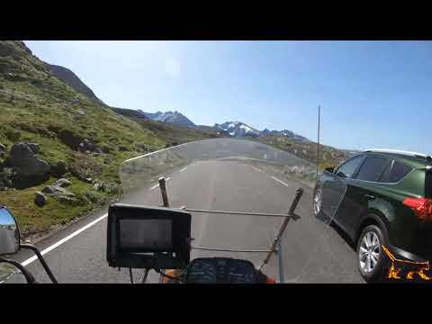 Motorcycle road trip Mefjel to Skjolden