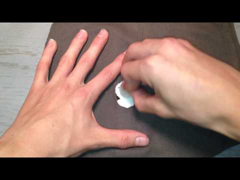 comment nettoyer du chewing gum sur un vetement