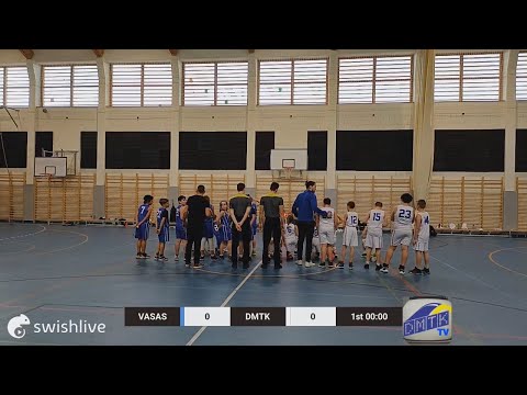 Vasas - DMTK U12-es mérkőzés vágatlan felvétel 2023 04 15