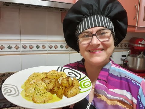 Solomillo de pavo con salsa de coco