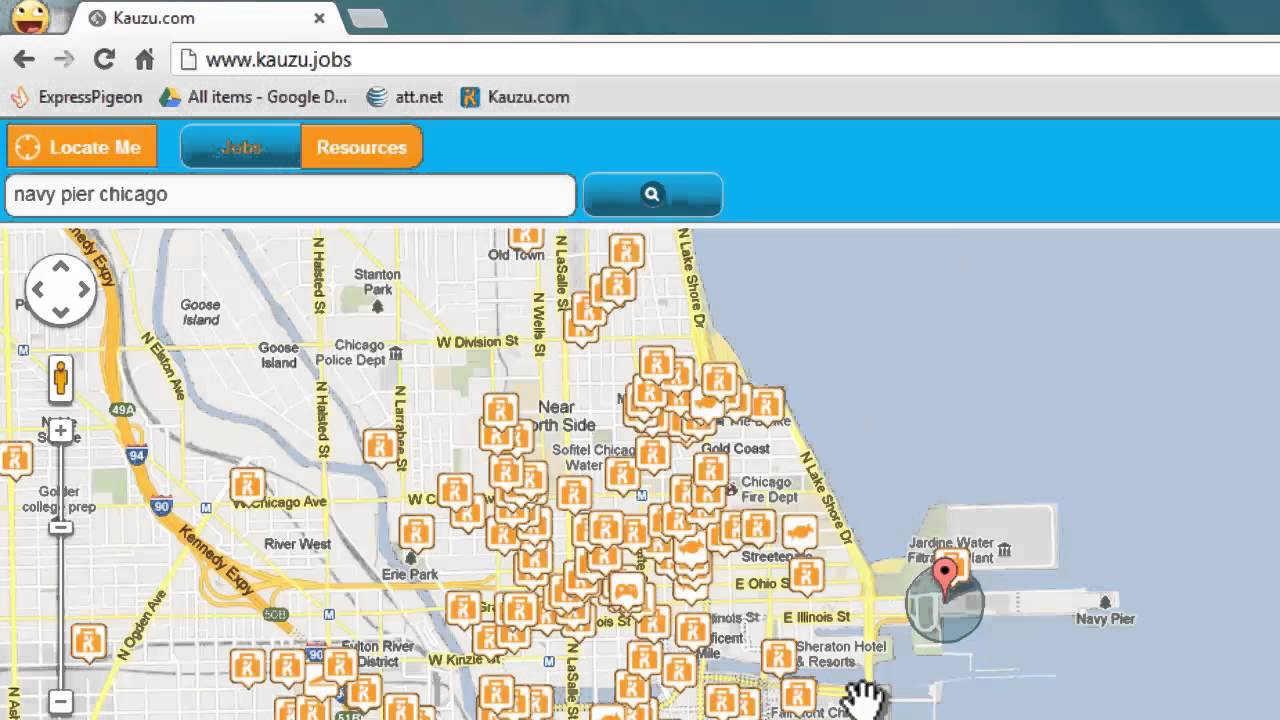FAQ - How do I navigate the Jobs Map