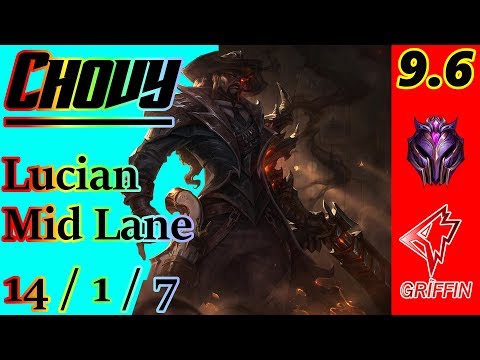 Chovy as Lucian Mid Lane | S9 Patch 9.6 | Full Gameplay