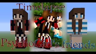PsychoGirl's Friends (Mc Jams) Skin | Timelapse Minecraft