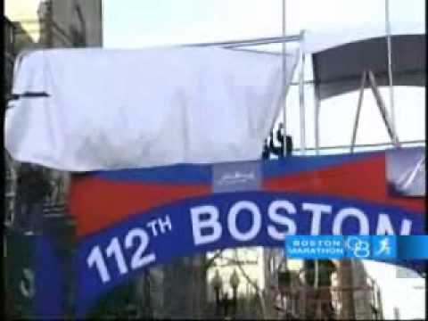 2008 Boston Marathon: Sean Sexton Crossing the Finish Line