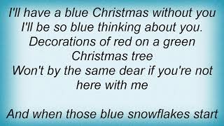 Blake Shelton - Blue Christmas Lyrics