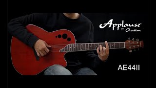 Video thumbnail for Applause Elite AE44II Acoustic Guitar by Ovation - Rockplanet by Rockplanet Musicstore