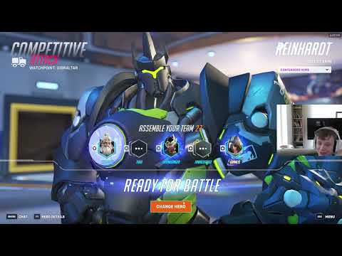 RANK 1 REINHARDT! LHCLOUDY PRO REINHARDT GAMEPLAY OVERWATCH 2 SEASON 16