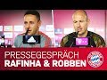 Two Legends Say Goodbye | FC Bayern Press Conference W/ Rafinha & Arjen Robben