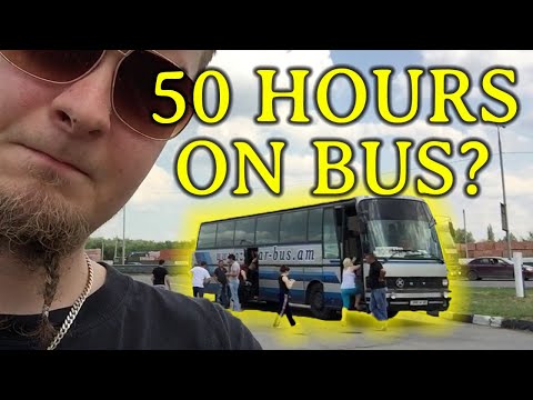 50 Hours Bus Trip from Moscow to Jerevan, Armenia