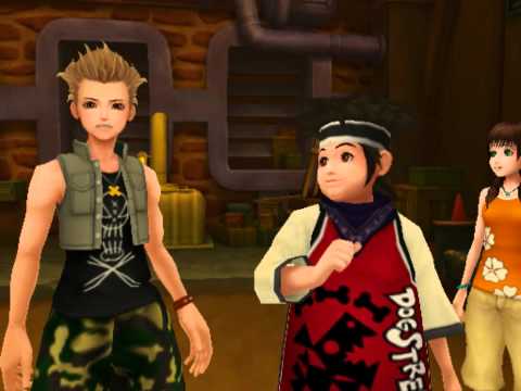 Kingdom Hearts II, English cutscene: 103 - A Message from Pence and Olette - HD 720p