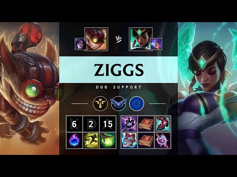 Ziggs Support vs Karma - EUW Diamond Patch 25.14