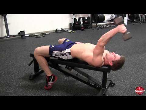 Dumbbell Lying Triceps Extension