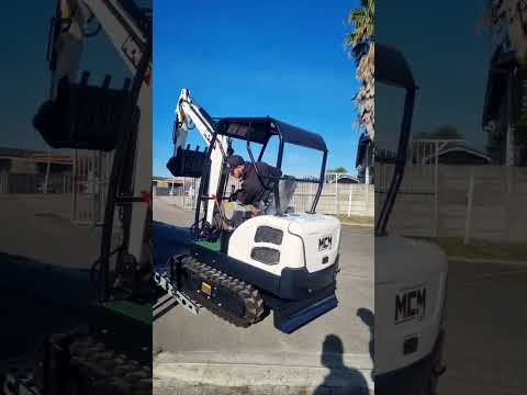 Transporting MCM Mini Excavators Is Easy