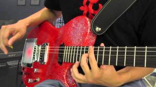 Unsustainable (The 2nd Law Trailer) [MUSE HD Guitar Cover]  - Manson Red Glitter Replica