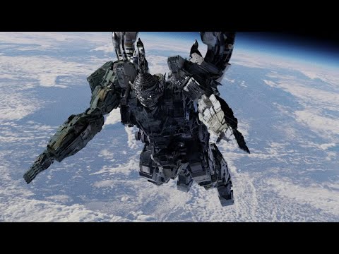 GIANT MECHA ROBOT TEST - Blender Short Film