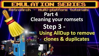 DETAILED Romset cleaning tutorial - STEP 3 - Using AllDup to check and delete duplicates & clones