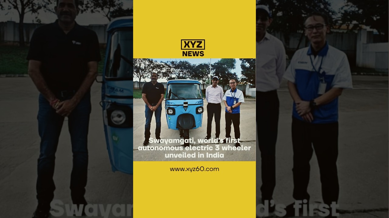 Swayamgati, world’s first autonomous electric 3 wheeler unveiled in India