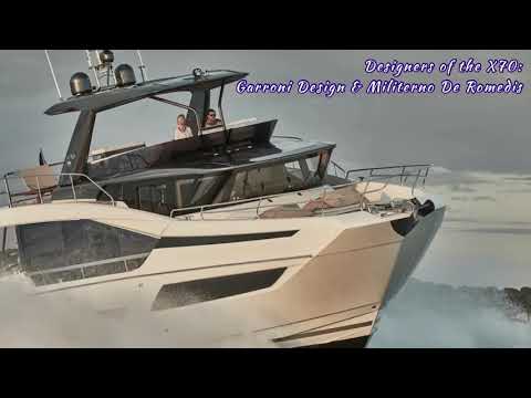 Designers of the X70 Prestige Yacht: Garroni Design and Militerno De Romedis