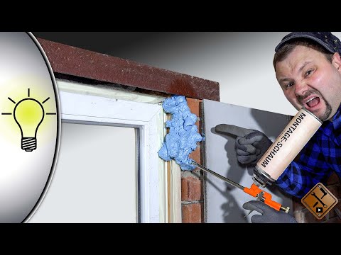 PU-Schaum Fenster Einbau ⚠ 11 häufige Anfängerfehler 👉 So könnt ihr sie vermeiden ✔