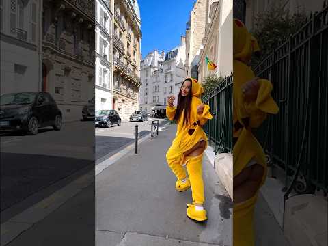 People in Paris will always remember MY JOKE☺️Is it nice? LA ELVÍRA #kawaii #shorts