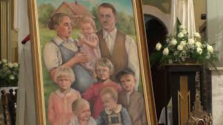 Nidzica, peregrynacja relikwii bł. rodziny Ulmów