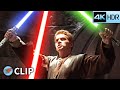 Obi Wan Anakin Vs Count Dooku Star Wars Attack Of The Clones 2002 4K HDR Movie Clip