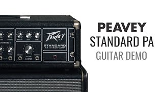 Video thumbnail for 1970s Peavey Standard PA Series 260 Amp Guitar Sound Demo by Caleb Andresen