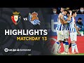 Highlights CA Osasuna vs Real Sociedad (0-2)