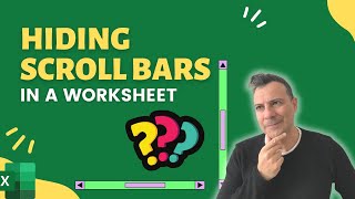 Hide or Unhide Scrollbars in Excel Worksheet