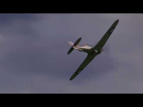 Hawker Hurricane R4118 At East Kirkby Airshow 2017